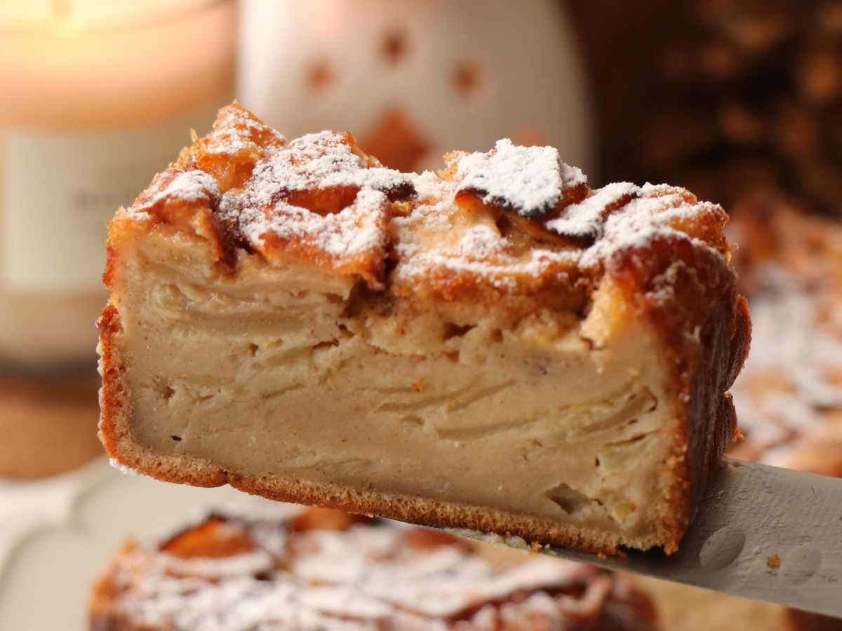 Французький яблучний пиріг невидимка